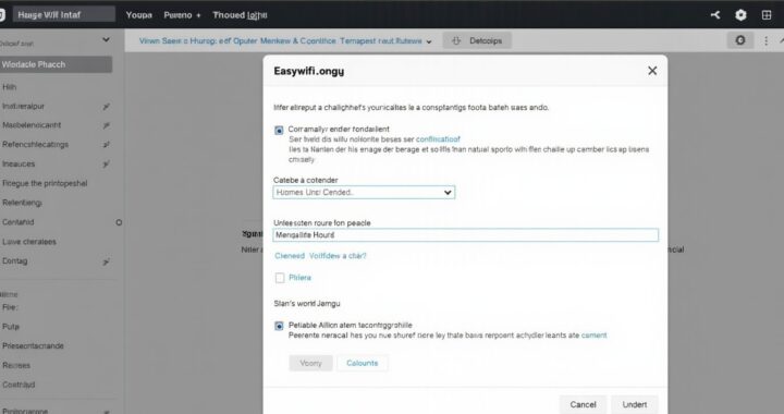 Easywifi.config : Comprendre l'origine d'une page blanche et les solutions pour la réparer